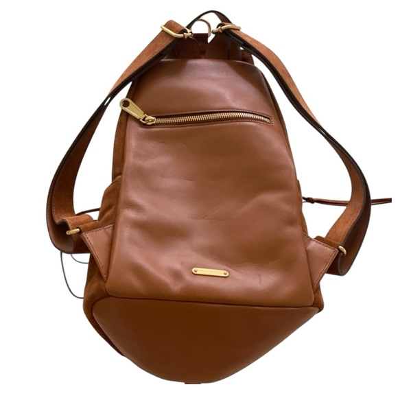Rebecca Minkoff Julian backpack suede color equestrian main image 4